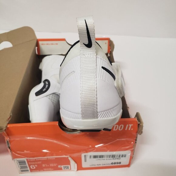 Nike Men\'s SuperRep Cycle‎ Cycling Shoes in White/black - Size 6.5 main image 6
